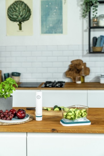 Vacuüm voedselopslagcontainer, gemaakt van glas, 900 ml, "FRESH & SAVE" La Mer - Zwilling