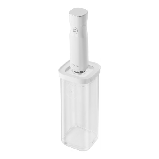 Square food container, plastic, 10.7 x 10.7 x 22.8 cm, 1.3L, 'Cube' - Zwilling