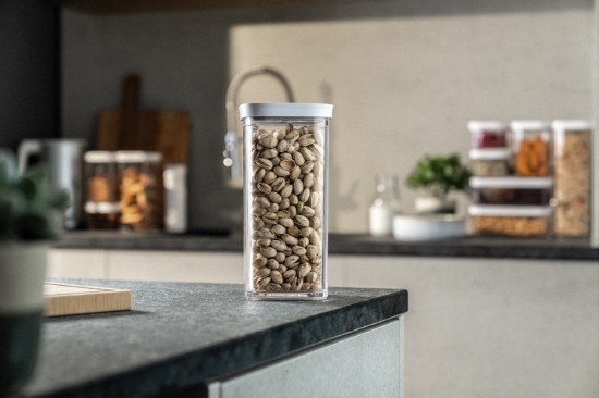 Square food container, plastic, 10.7 x 10.7 x 22.8 cm, 1.3L, 'Cube' - Zwilling