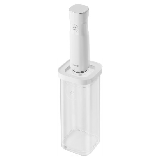 Square food storage container, plastic, 10.7 × 10.7 × 29.5 cm, 1.7L, "Cube" - Zwilling