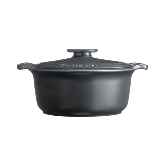 Keramik Cocotte Kochtopf, 28,5cm/4L, "Sublime", Slate - Emile Henry