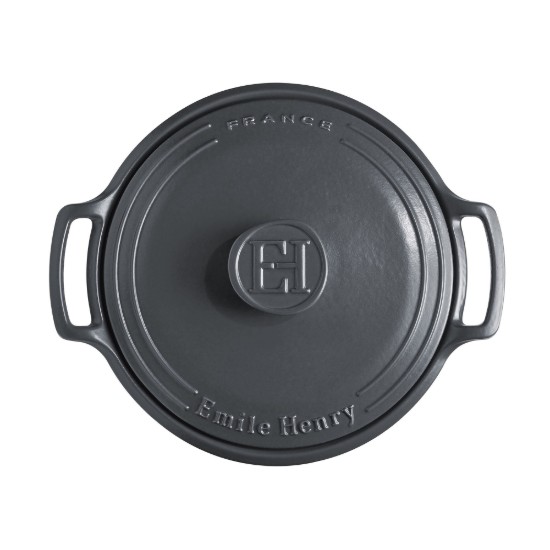 Cocotte katls, keramika, 31 cm/5,5L, "Sublime", Slate - Emile Henry