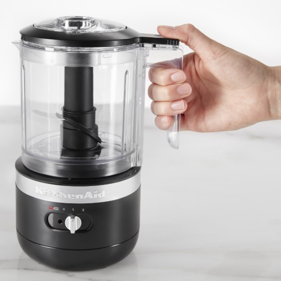 Draadloze hakmolen, 1,18 l, Matte Black - KitchenAid