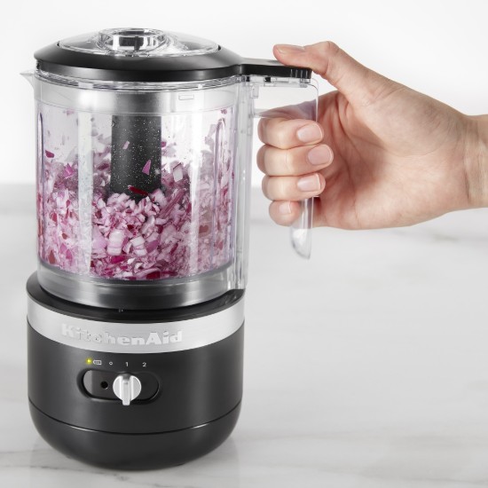 Draadloze hakmolen, 1,18 l, Matte Black - KitchenAid