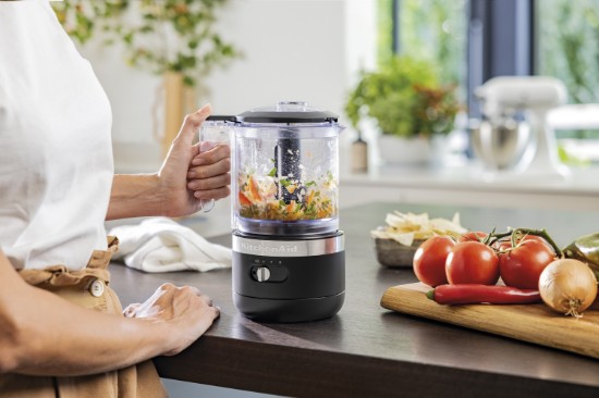 Draadloze hakmolen, 1,18 l, Matte Black - KitchenAid