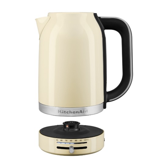 Variable temperature electric kettle, 1.7 L, Almond Cream - KitchenAid