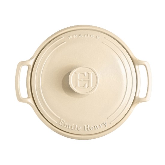 Cocotte katls, keramika, 31 cm / 5,5L, "Sublime", Sand - Emile Henry
