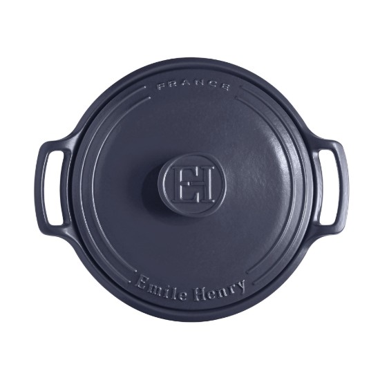 Pentola Cocotte, ceramica, 31 cm / 5,5 L, "Sublime", Indigo - Emile Henry