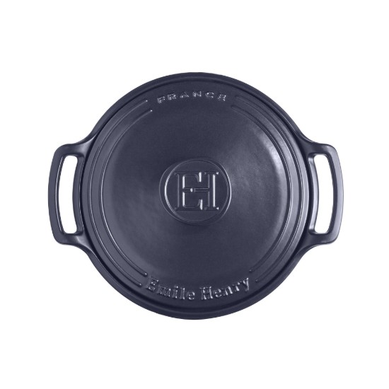 Keramische Cocotte kookpot, 28,5cm/4L, "Sublime", Indigo - Emile Henry