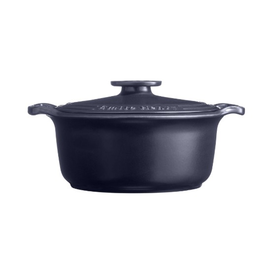 Keramische Cocotte kookpot, 28,5cm/4L, "Sublime", Indigo - Emile Henry