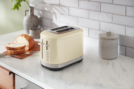 Toaster 2 slots 980 W, Almond Cream - KitchenAid