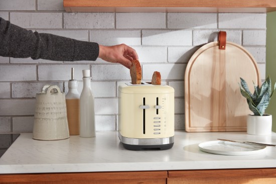 Toaster 2 slots 980 W, Almond Cream - KitchenAid