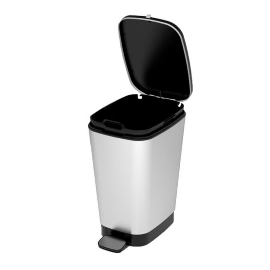 Afvalbak, met pedaal, 25L, "Chic" - Curver