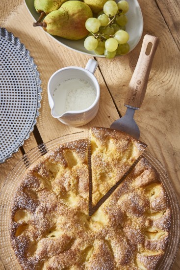 Perforert terteform, med bakepapir inkludert, rustfritt stål, 28 cm - de Buyer
