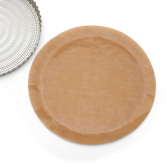 Perforert terteform, med bakepapir inkludert, rustfritt stål, 28 cm - de Buyer