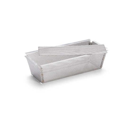 Perforierte Gebäckform, Edelstahl, 26 x 10,3 cm - de Buyer