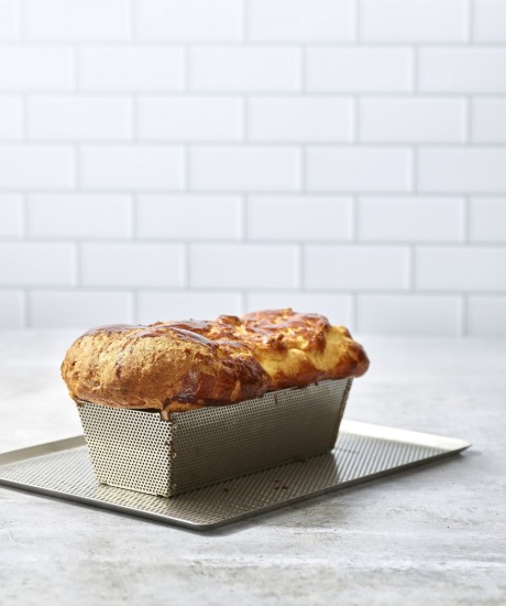 Perforierte Gebäckform, Edelstahl, 26 x 10,3 cm - de Buyer