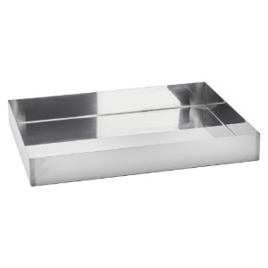 Rechthoekige Genoise mal, roestvrij staal, 40 x 30 cm - De Buyer