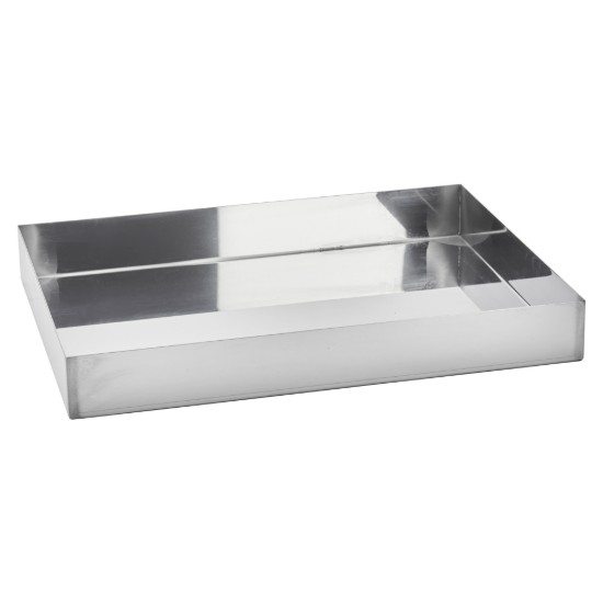 Molde retangular Genoise, aço inoxidável, 40 x 30 cm - De Buyer