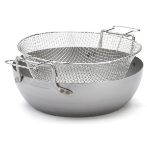 Deep-fry basket, 34 cm, stainless steel - de Buyer