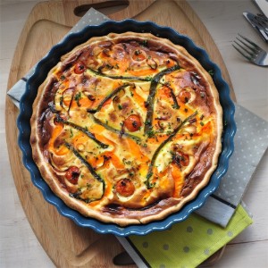 Teglia per crostata, ceramica, 29 cm / 1,98 L, Cedre - Emile Henry