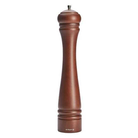 Drewniany młynek do pieprzu, 40 cm, "Java", Dark - de Buyer