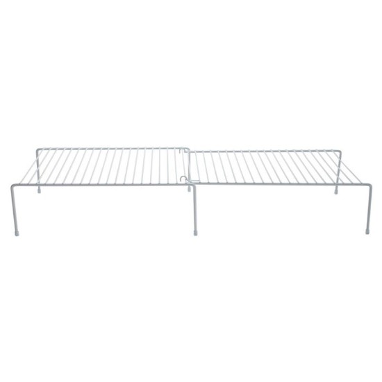 Extendable organizer for cupboards, metal, 37-65 × 15 × 13.5 cm - Confortime