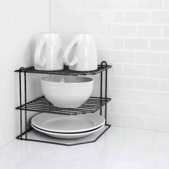 Kitchen corner organizer, metal, 22 × 22 × 22 cm - Confortime