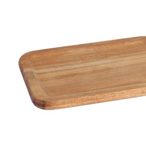 Serveerschaal voor hapjes, acaciahout, 30 × 14,5 cm, dikte 1,5 cm - Viejo Valle