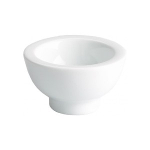 Bowl with leg, porcelain, 7.5 cm / 50 ml, "Ventana" - Viejo Valle