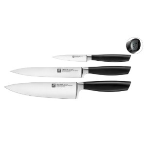 Set coltelli da cucina, 3 pezzi, 'All Star', Nero - Zwilling