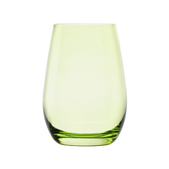 Set di 6 bicchieri da acqua in vetro, 465 ml, "Elements", verde - Stolzle