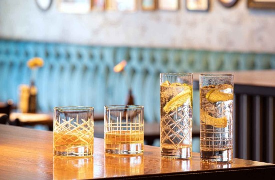 Set di 6 bicchieri da long drink, in vetro, 405 ml, "Manhattan" - Stolzle