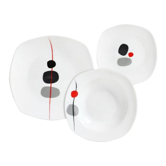 Vajilla "Zen", 18 piezas, porcelana - Home Style