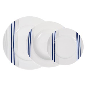 Servizio piatti, 12 pezzi, porcellana - La Mediterranea