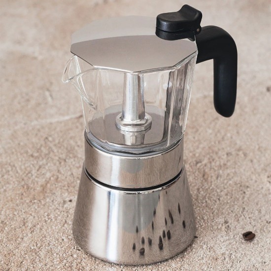 Coffee maker, stainless steel, 280 ml, "Flavour Crystal" - BRA