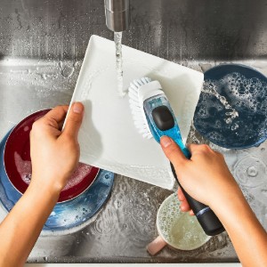 Afwasborstel met zeepdispenser, 23,6 cm - OXO