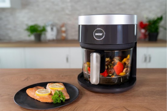 Fryer aer te, gloine, 3.5 L, 1200 W - Unold