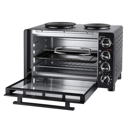 Forno elettrico con 2 piastre, "All in One", 30L, 1500W - Unold