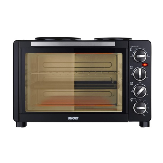 Forno elettrico con 2 piastre, "All in One", 30L, 1500W - Unold