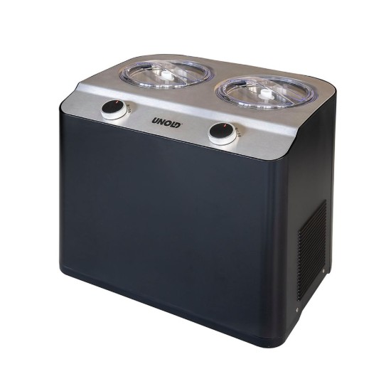 Heladera Doppio, 2,4L, 250W, Negro - Unold