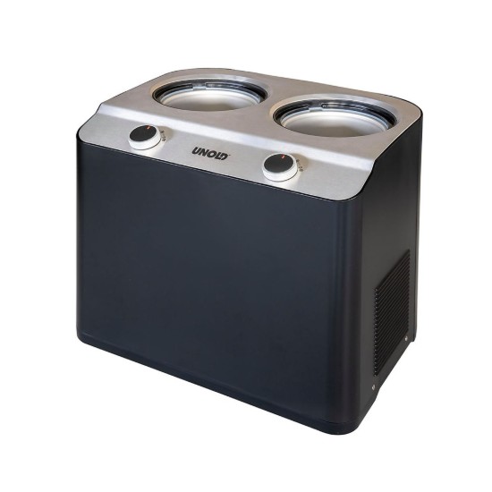 Heladera Doppio, 2,4L, 250W, Negro - Unold