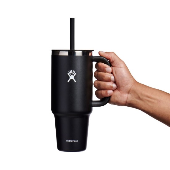 Soojusisolatsiooniga trummel, roostevaba teras, 1,18L, 'All Around Travel', Black – Hydro Flask