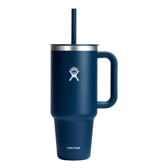 Bicchiere termicamente isolato, acciaio inossidabile, 1,18 L, 'All Around Travel', Indigo - Hydro Flask