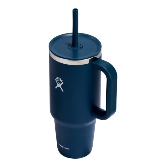 Bicchiere termicamente isolato, acciaio inossidabile, 1,18 L, 'All Around Travel', Indigo - Hydro Flask