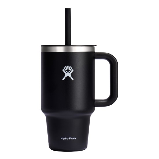 Soojusisolatsiooniga trummel, roostevaba teras, 950 ml, "All Around Travel", Black - hüdrokolb
