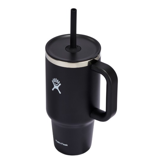 Soojusisolatsiooniga trummel, roostevaba teras, 950 ml, "All Around Travel", Black - hüdrokolb