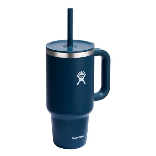 Bicchiere termicamente isolato, acciaio inossidabile, 950 ml, 'All Around Travel', Indigo - Hydro Flask