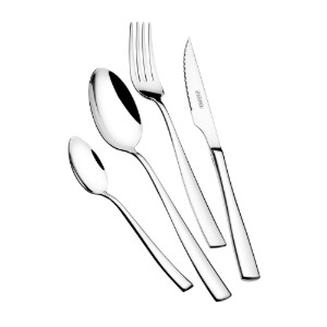 Servizio posate 113 pezzi, acciaio inox, "Siena" - Monix