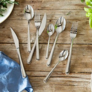 24-piece cutlery set, stainless steel, "Pisa" - Monix